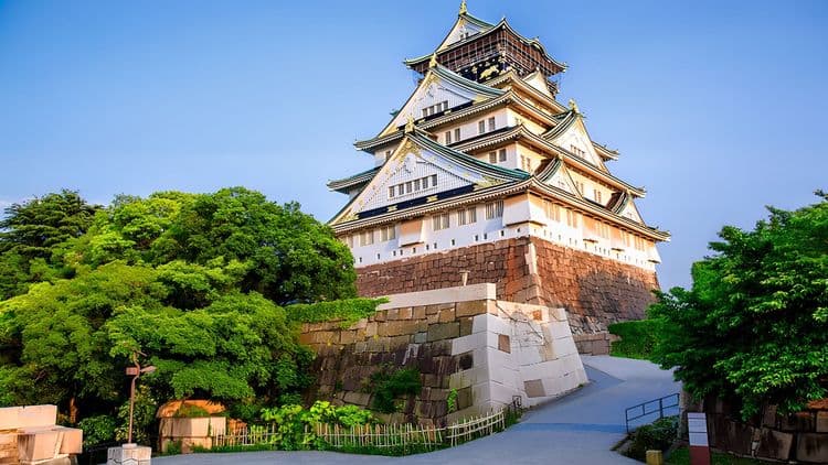 Osaka Castle and Dotonbori District