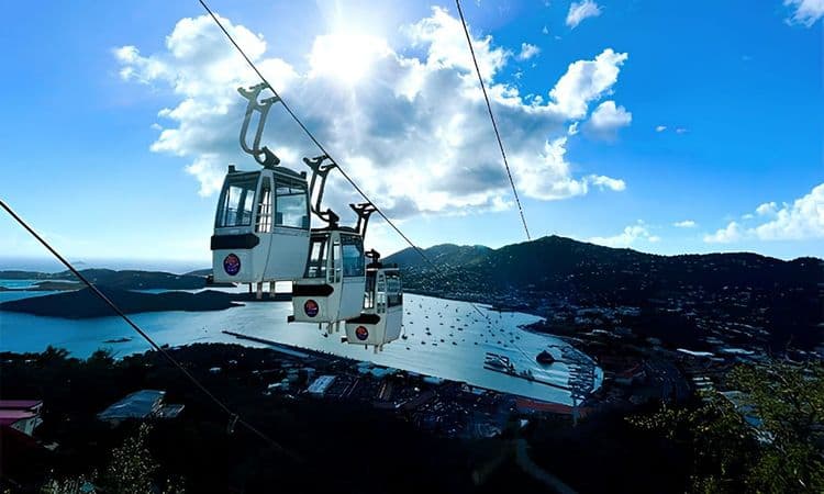 Skyride, Drake's Seat & Magens Bay