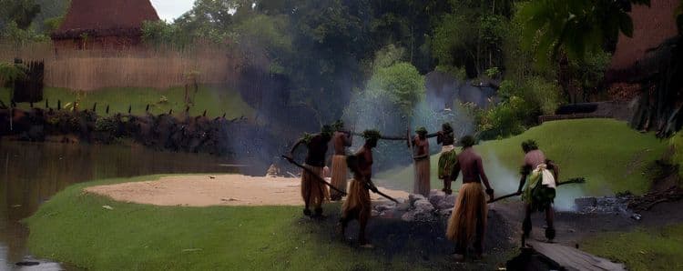 Countryside Drive and Fire Walking Spectacular
