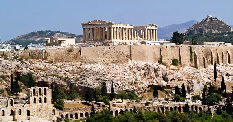 Crossing the Corinth Canal & Acropolis
