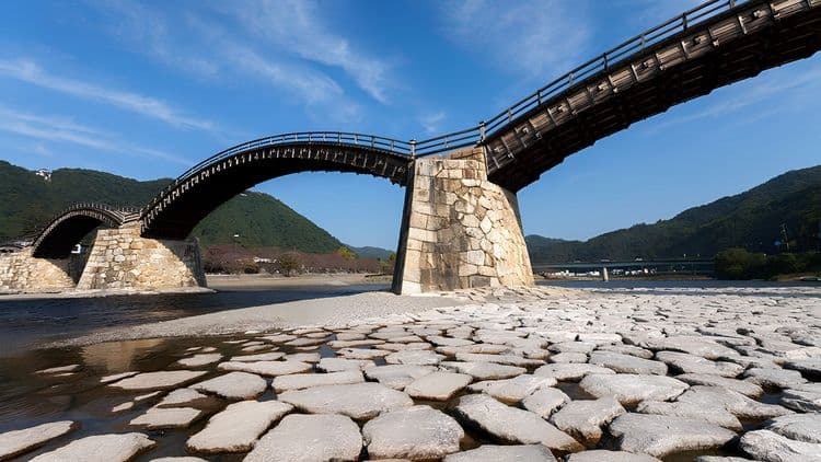 Kintai Bridge with Japanese Style Lunch