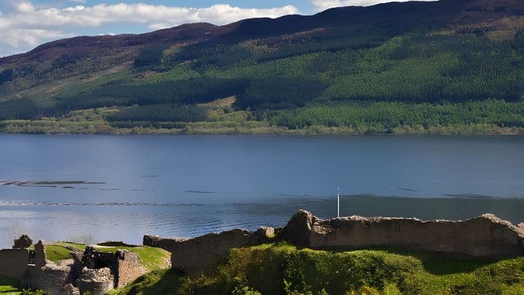 Loch Ness and Urquhart Castle Ruins