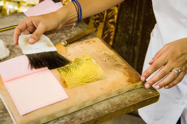 Gold Leaf Art & Japanese Sweet Making