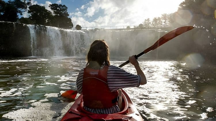 Waitangi Estuary & Waterfall Kayaking