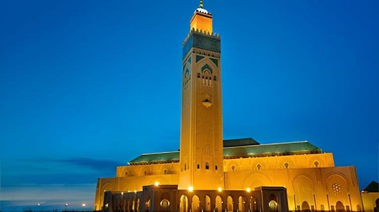The Lights of Casablanca at Night