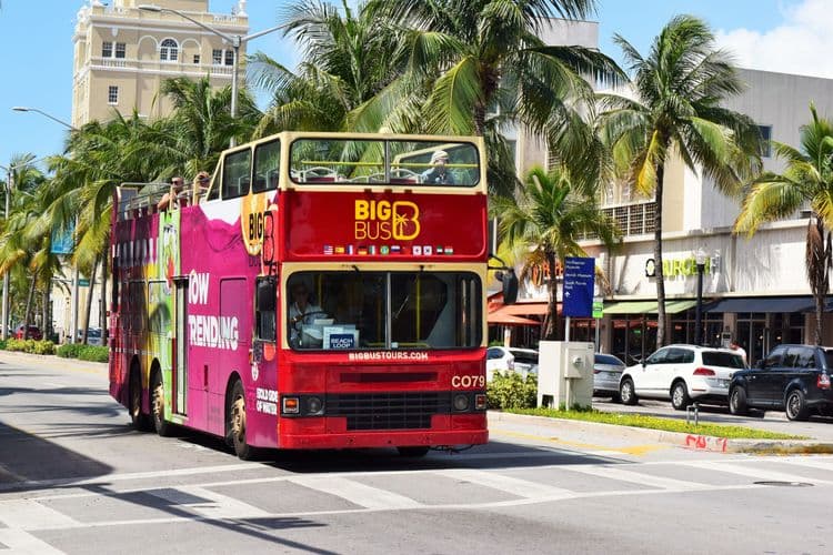 Hop On Hop Off Miami City Tour - With Luggage Storage