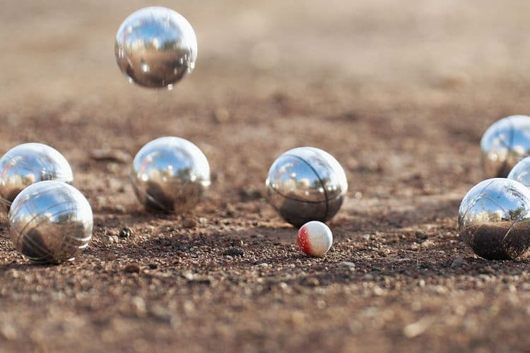 Chartrons District and Petanque Ball Game