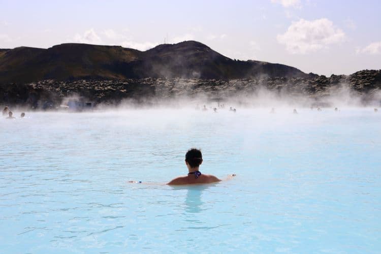 Bathing in the Blue Lagoon