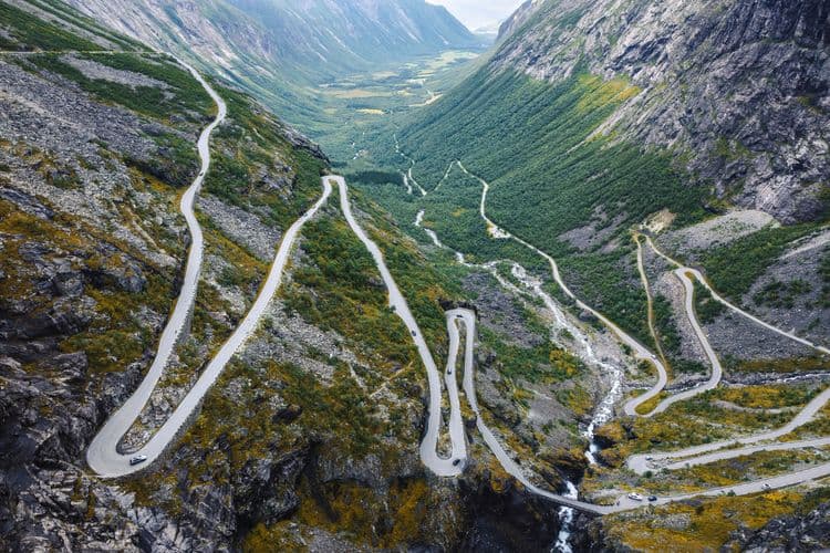 Majestic Journey Over Trollstigen Road