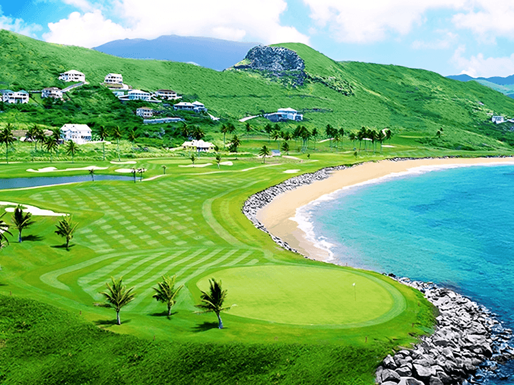 Golfing At Royal St. Kitts Golf Course