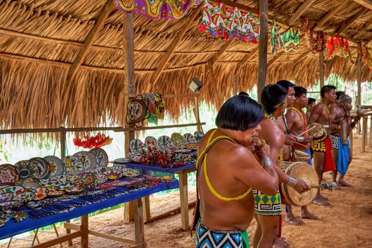 Authentic Embera Native Village