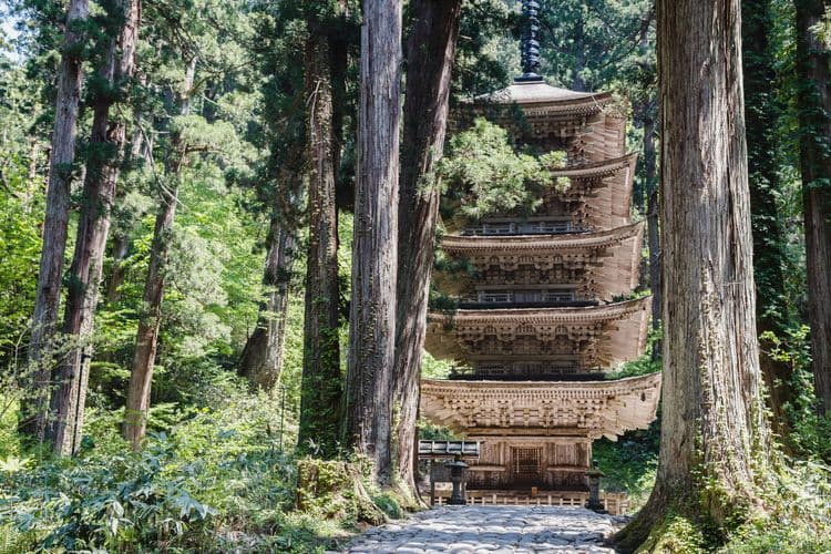 Mt.Haguro And Zenpo-Ji Temple