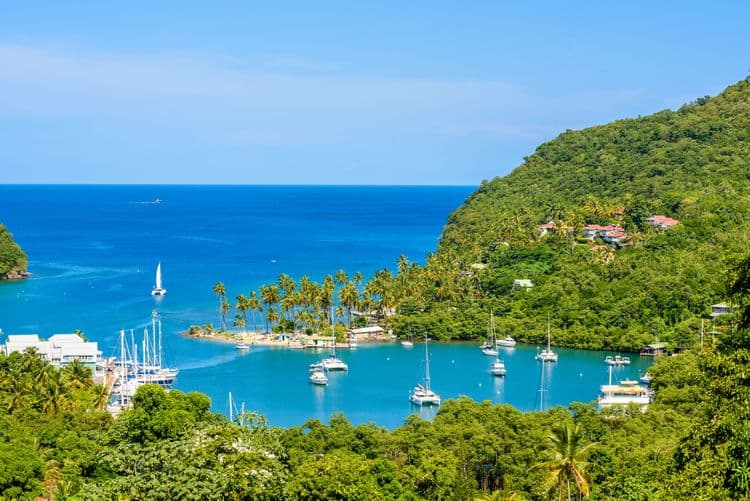 Marigot Bay, Village & Scenic Drive